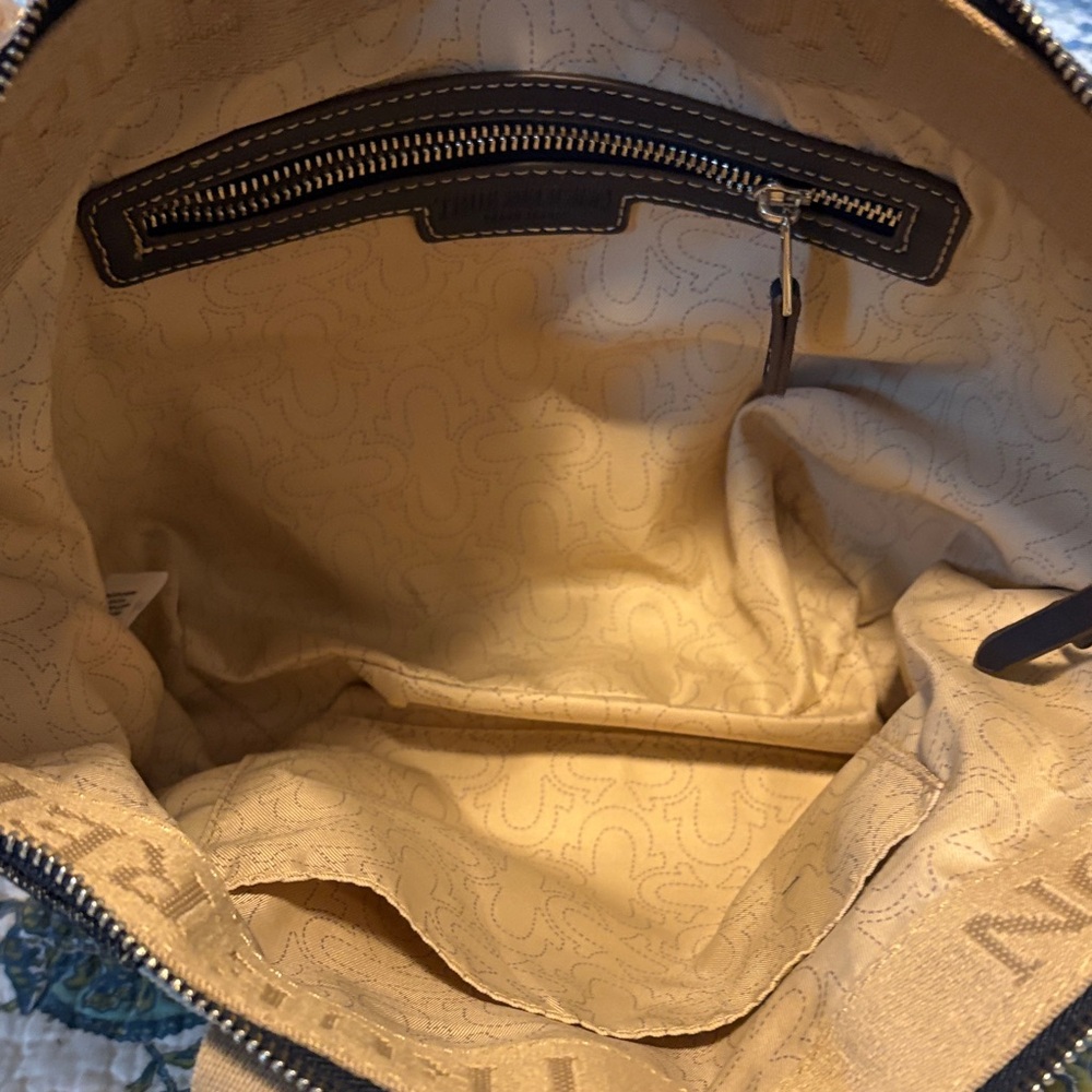 True Religion Denim and Tan Crossbody Bag - Picture 3 of 4